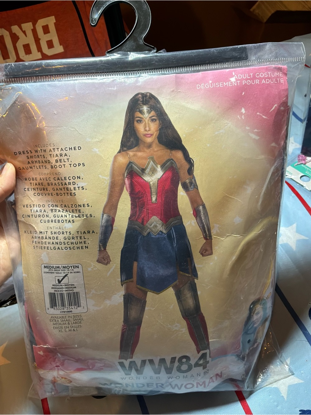 Dc comics WW84 Wonder Woman adult costume size medium 10/14